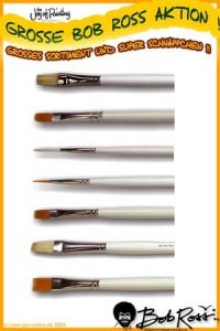 Bob Ross Finisher Pinsel 8 Zoll - Original Malzubehör Für Die Wet-on-Wet Technik