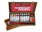 Lukas Cryl Pastos - Acrylfarben im Holzkoffer klein