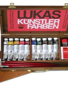 Lukas Cryl Pastos - Acrylfarben im Holzkoffer klein