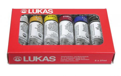Lukas Cryl Pastos - Acrylfarbensortiment 6x37ml