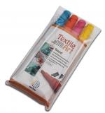 Textile Art, 4er-Set Stoffmalstifte"Trend"