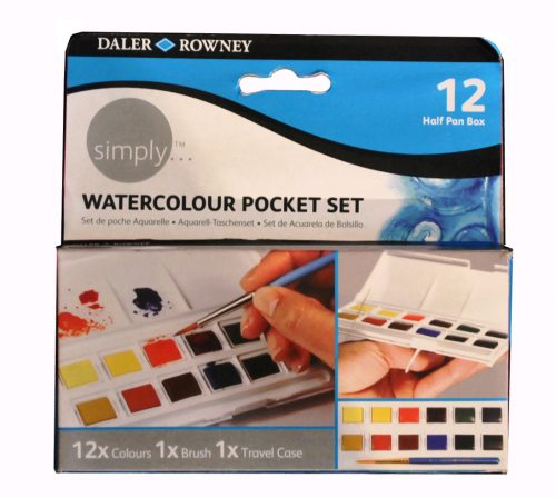 simply Aquarellkasten, Taschen Set