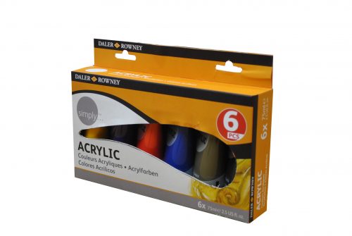 Simply Acryl Set 6x75 ml Tuben