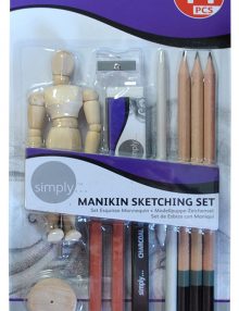 Simply Manikin Zeichenset, 11-teilig