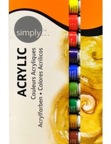 Simply Acryl, 12er Set, je 12 ml Tuben