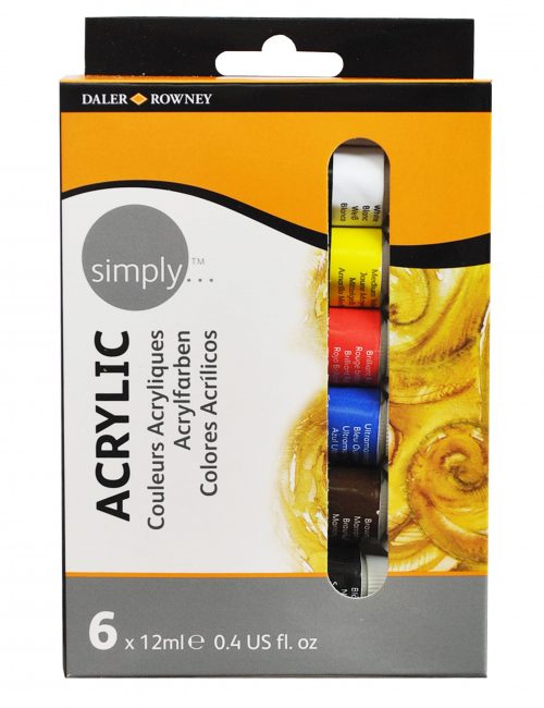 Simply Acryl, 6er Set, je 12ml Tuben