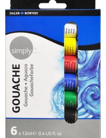 Simply Gouache 6er Set, je 12ml Tuben