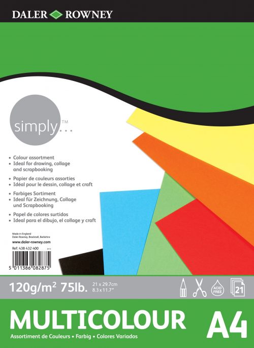 Simply Block, Multicolor-Papier