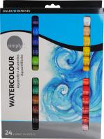 Simply Aquarell, 24er Set, je 12ml Tuben