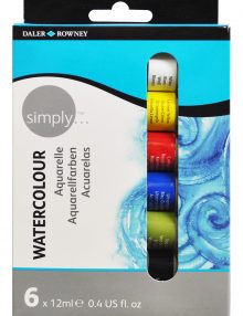 Simply Aquarell, 6er Set, je 12ml Tuben